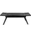 Foldable Charcoal BBQ Grill with Shelf Stainless Steel Grill Net Easy Setup Portable Tabletop Barbecue Grill for Camping Picnic Outdoor Party Backyard
