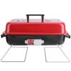Portable Charcoal Grill Outdoor Tabletop Grill Small Barbecue Smoker Folding BBQ Grill with Lid for Backyard Camping Picnics Beach