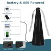 4Pack Fly Table Fans Battery USB Powered Bug Fans Food Fans Fly Table Spinners Traps with Hook for Party BBQ Picnic Camping