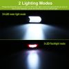 Compact Work Light 27LEDs Hang Lights Portable Magnetic Flashlight with Hook for Camping Hiking Emergency