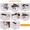 Foldable BBQ Grill Portable Charcoal Barbeque Grill Stainless Steel BBQ Grill For Picnic Camping Backyard Cooking