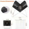 Foldable BBQ Grill Charcoal Barbecue Portable X Grill Tabletop Outdoor Smoker BBQ for Camping Picnic Outdoor Party