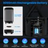 Portable Shower for Camping Include IPX7 Waterproof 6000mAh Rechargeable Shower Pump Filtered Shower Head 5.3Gallon Foldable Bucket For Hiking Beach T