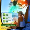 Portable Camping Ceiling LED Fan 10400mAh USB Battery Powered Hanging Tent Lantern Fan Power Bank with 3 Fan Speed 3 Light Brightness Smart Timer Disp