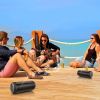 iRola Wireless Speaker Powerful Dual Subwoofer Stereo Bass Noise Cancelling w/Mic Aux-in for Camping Party