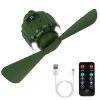 Portable Camping Ceiling LED Fan 10400mAh USB Battery Powered Hanging Tent Lantern Fan Power Bank with 3 Fan Speed 3 Light Brightness Smart Timer Disp