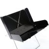 Foldable BBQ Grill Charcoal Barbecue Portable X Grill Tabletop Outdoor Smoker BBQ for Camping Picnic Outdoor Party