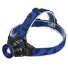 25000 LM Headlamp LED Tactical Headlight Zoomable Flashlight Torch w/Charges Camping