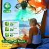 Portable Camping Ceiling LED Fan 5200mAh USB Battery Powered Hanging Tent Lantern Fan Power Bank with 3 Fan Speed 3 Light Brightness Smart Timer Displ