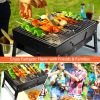 Portable BBQ Grill Foldable Charcoal Grill Lightweight Smoker Grill for Camping Picnics Garden Grilling