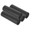 4 Rolls Black Garbage Bags 5.3 Gallons Unscented Disposable Trash Bags Portable Leak Resistant Trash Can Liners for Bathroom Office Kitchen Bedroom Ca
