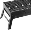 Portable BBQ Grill Foldable Charcoal Grill Lightweight Smoker Grill for Camping Picnics Garden Grilling