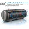 iRola Wireless Speaker Powerful Dual Subwoofer Stereo Bass Noise Cancelling w/Mic Aux-in for Camping Party