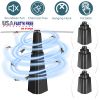 4Pcs Fly Repellent Fan Table Top Battery Powered Bug Deterrent Fan Hanging Food Fans for Party BBQ Picnic Camping