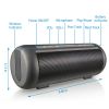 iRola Wireless Speaker Powerful Dual Subwoofer Stereo Bass Noise Cancelling w/Mic Aux-in for Camping Party