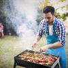 Portable BBQ Grill Foldable Charcoal Grill Lightweight Smoker Grill for Camping Picnics Garden Grilling
