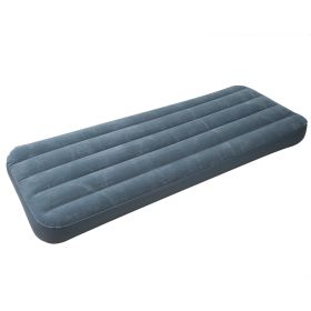 Inflatable Air Mattress Air Sleeping Bed Pad Single Camping Air Mattress with Electric Pump Car Charger Non-Leak for Home Camping (Option: Single – Air Bed Only)