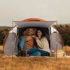 5-8 Person Pop Up Tent Automatic Setup Camping Tent Waterproof Instant Setup Tent with 4 Tent Poles 2 Mosquito Net Windows Carrying Bag for Hiking Cli