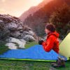 Camping Sleeping Bags for Adults Teens Moisture-Proof Hiking Sleep Bag with Carry Bag 32-50℉ for Spring Autumn Winter Seasons