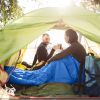 Camping Sleeping Bags for Adults Teens Moisture-Proof Hiking Sleep Bag with Carry Bag 32-50℉ for Spring Autumn Winter Seasons