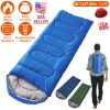 Camping Sleeping Bags for Adults Teens Moisture-Proof Hiking Sleep Bag with Carry Bag 32-50℉ for Spring Autumn Winter Seasons
