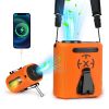 5 In 1 Portable Waist Clip Fan With 5 Speeds Flashlight 10000mAh Battery Operated Personal Wearable Turbo Belt Fan Hands-Free Neck Fan For Camping Tra