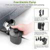 Inflatable Air Mattress Air Sleeping Bed Pad Single Camping Air Mattress with Electric Pump Car Charger Non-Leak for Home Camping