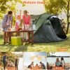 5-8 Person Pop Up Tent Automatic Setup Camping Tent Waterproof Instant Setup Tent with 4 Tent Poles 2 Mosquito Net Windows Carrying Bag for Hiking Cli