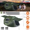 5-8 Person Pop Up Tent Automatic Setup Camping Tent Waterproof Instant Setup Tent with 4 Tent Poles 2 Mosquito Net Windows Carrying Bag for Hiking Cli