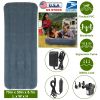 Inflatable Air Mattress Air Sleeping Bed Pad Single Camping Air Mattress with Electric Pump Car Charger Non-Leak for Home Camping
