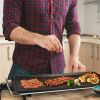 1500W Electric Barbecue Grill Hot Plate Cooking BBQ Griddle Non-Stick Table Top Grill Griddle for Indoor Outdoor Camping Picnic