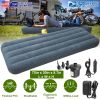 Inflatable Air Mattress Air Sleeping Bed Pad Single Camping Air Mattress with Electric Pump Car Charger Non-Leak for Home Camping