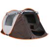 3-4 Person Pop Up Tent Automatic Setup Camping Tent Waterproof Instant Setup Tent with 2 Mosquito Net Windows Carrying Bag for Hiking Climbing Adventu