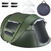5-8 Person Pop Up Tent Automatic Setup Camping Tent Waterproof Instant Setup Tent with 4 Mosquito Net Windows Carrying Bag for Hiking Climbing Adventu