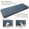 Inflatable Air Mattress Air Sleeping Bed Pad Single Camping Air Mattress with Electric Pump Car Charger Non-Leak for Home Camping