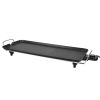 1500W Electric Barbecue Grill Hot Plate Cooking BBQ Griddle Non-Stick Table Top Grill Griddle for Indoor Outdoor Camping Picnic